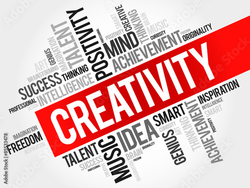 Creativity word cloud concept #85533478