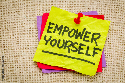 empower yourself reminder note