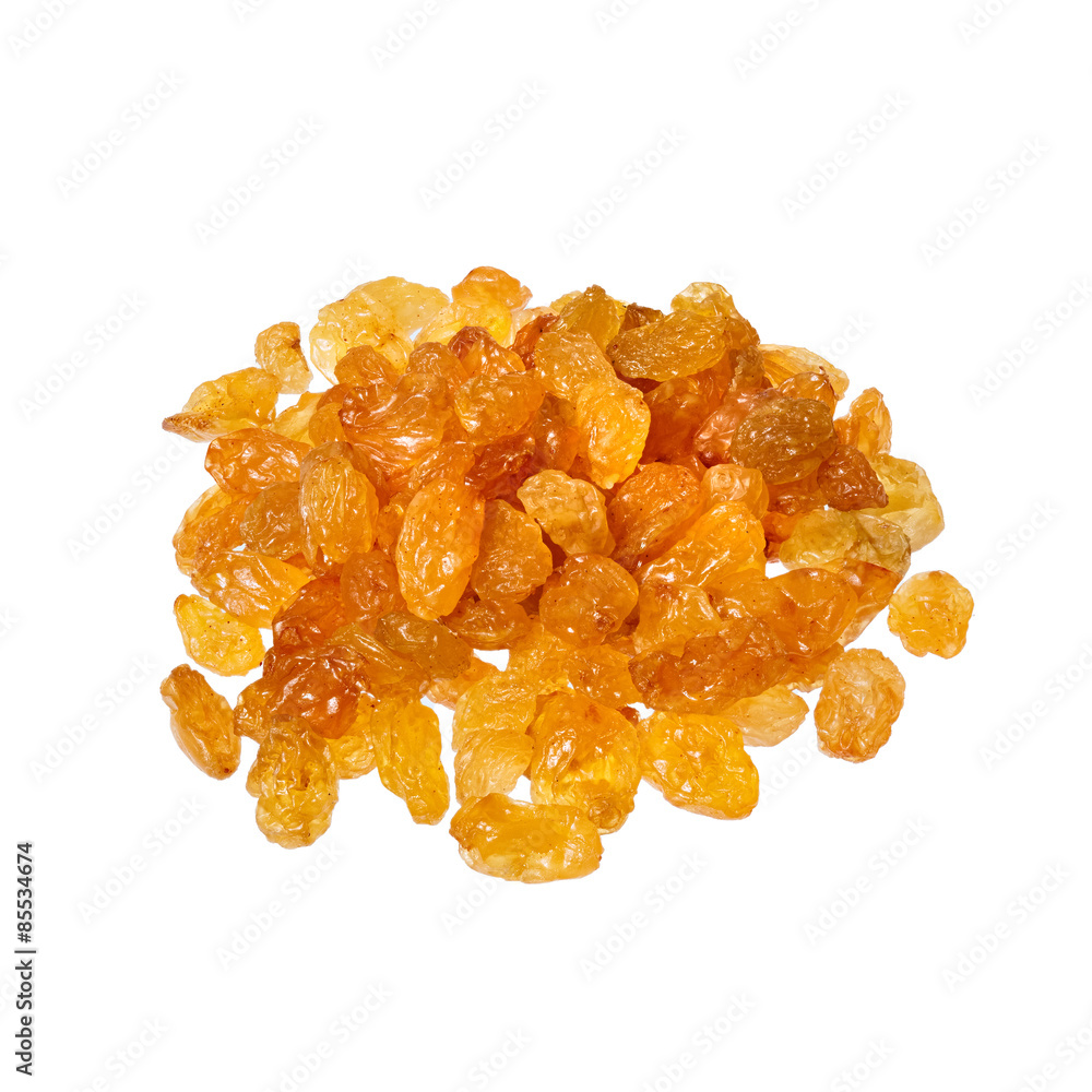 Raisins isolated on white background. Raisins isolated on white background.
