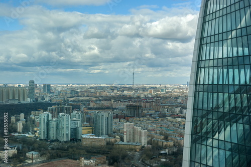 Moscow view from a height