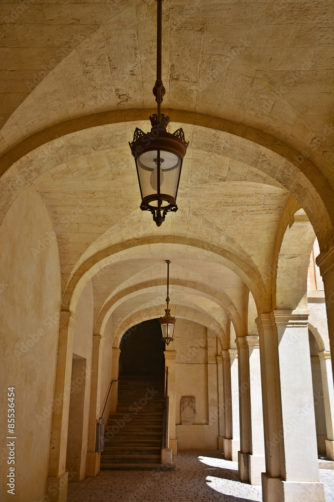 Fototapeta premium cour intérieure