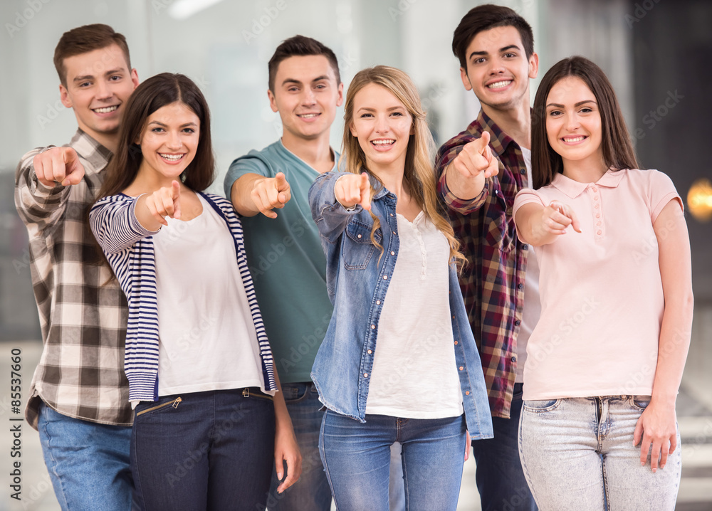 Obraz premium Group interaction