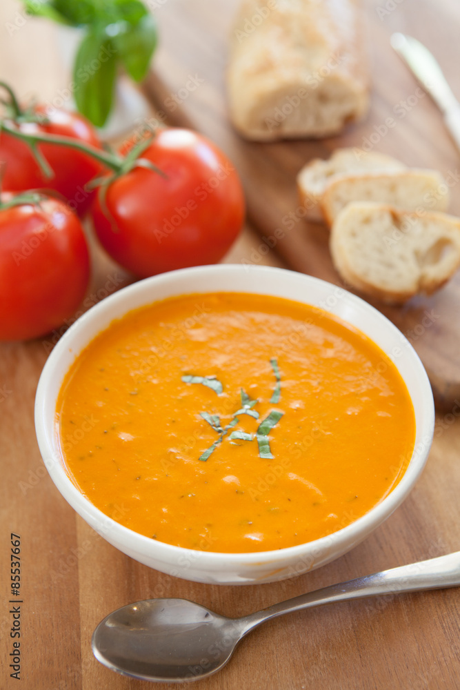 Roasted Tomato Basil Soup Roasted Tomato Basil Soup