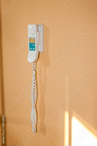 Bild auf Leinwand phone in a maternity hospital