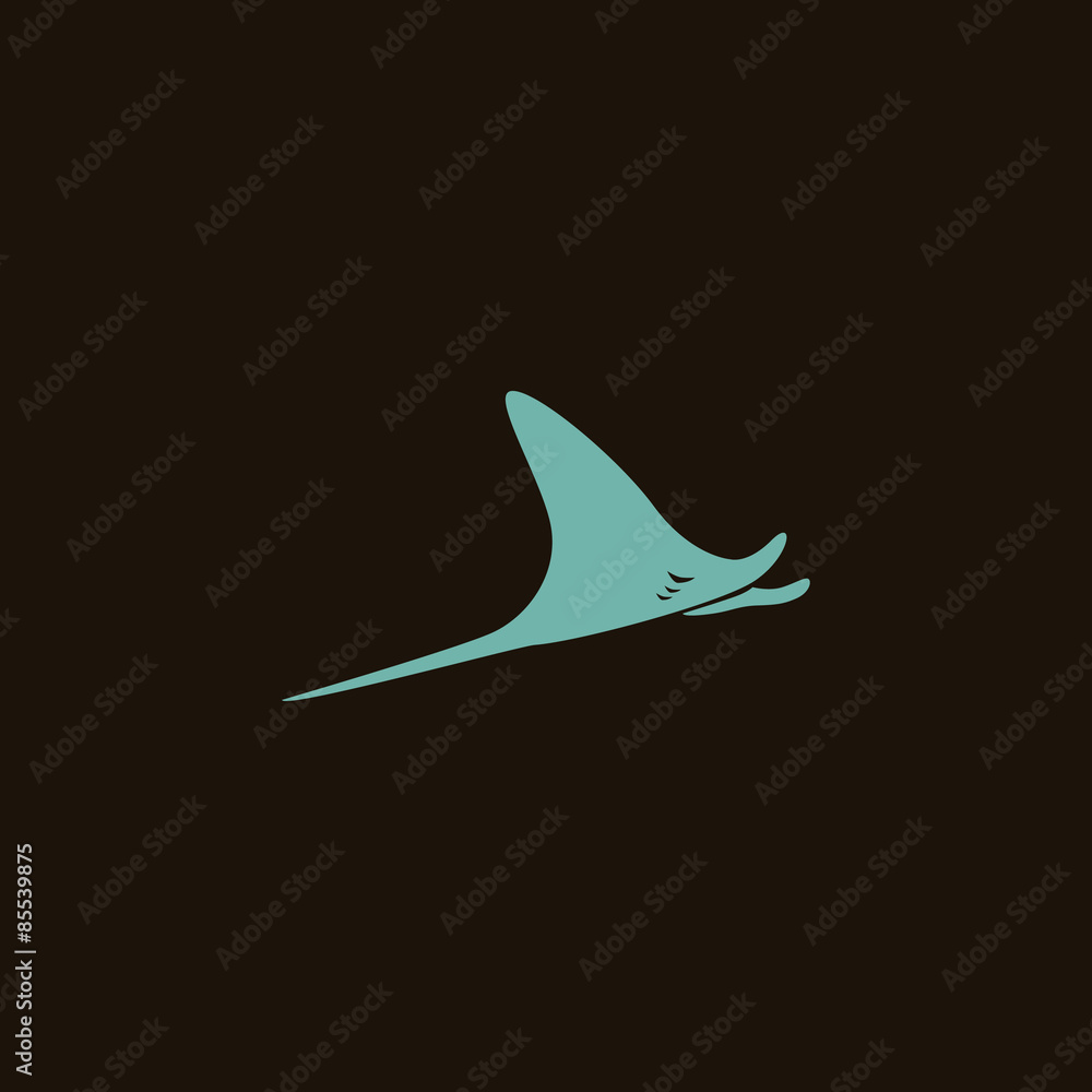 Obraz premium Stingray icon