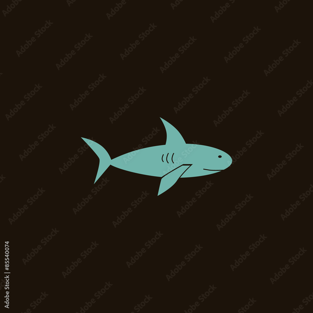 Fototapeta premium Shark icon