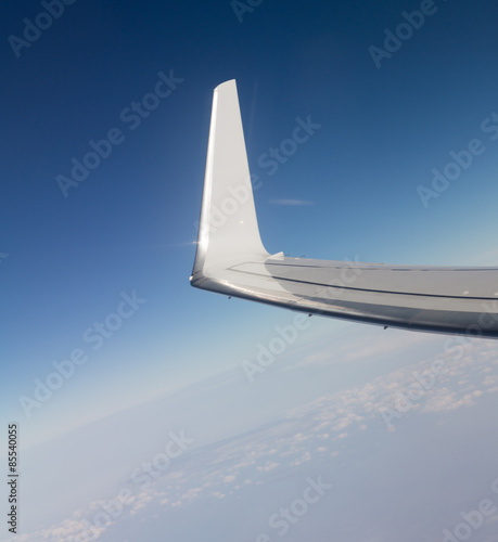 wing aircraft in flight