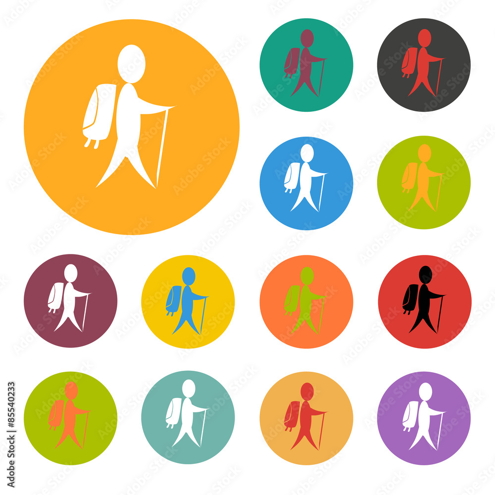 Travel men icon Travel men icon