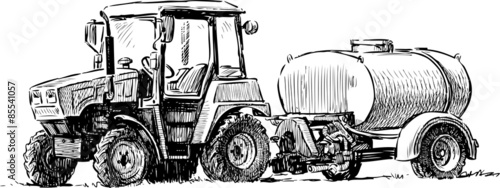 agricultural tractor photo
