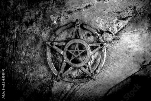 Pentagram closeup photo