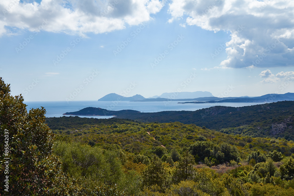 Beautiful summer view sea beach mountain Italia Beautiful summer view sea beach mountain Italia