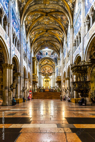 interior of Parma Cathedral, Emilia-Romagna, Italy © Richard Semik