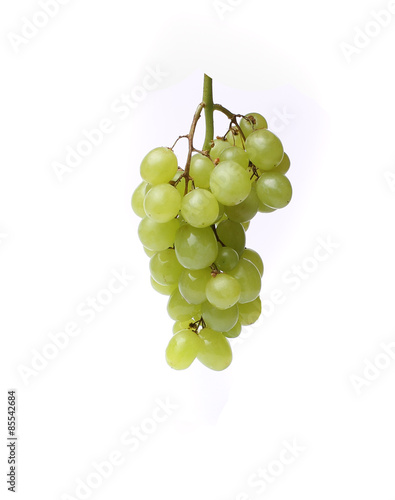 Obraz na plátně bunch of grapes on white background