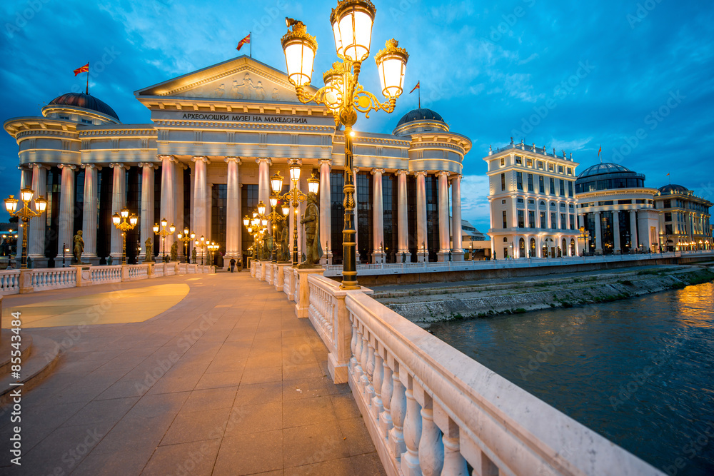 Naklejka premium National archaeological museum in Skopje