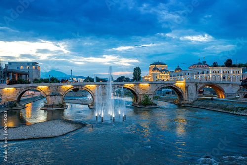 View on Stone bridge photo