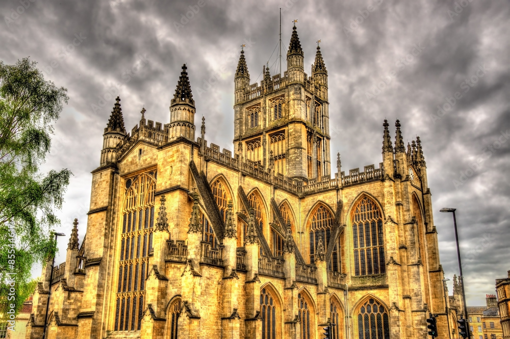 The Abbey Church of Saint Peter and Saint Paul in Bath - England