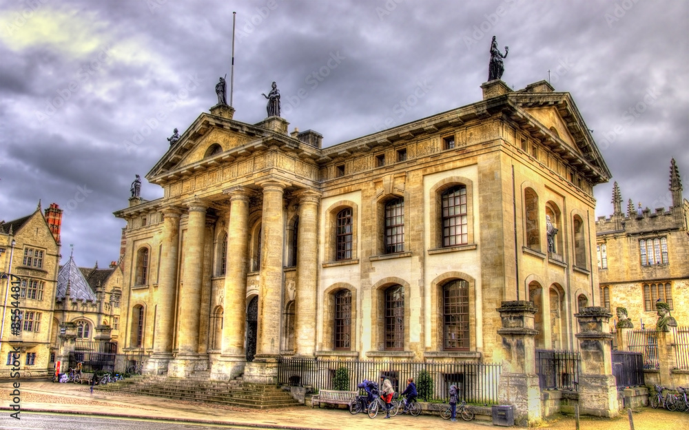 The Clarendon Building in Oxford - England