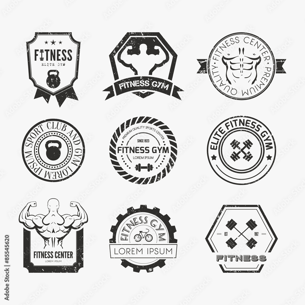 Fitness and Sport Gym Logos