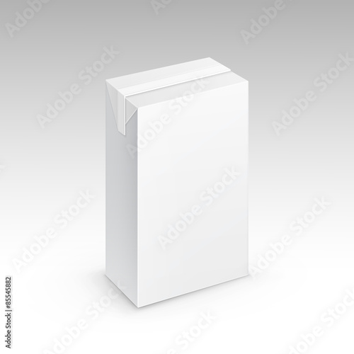 Milk Juice Carton Packaging Package Box White
