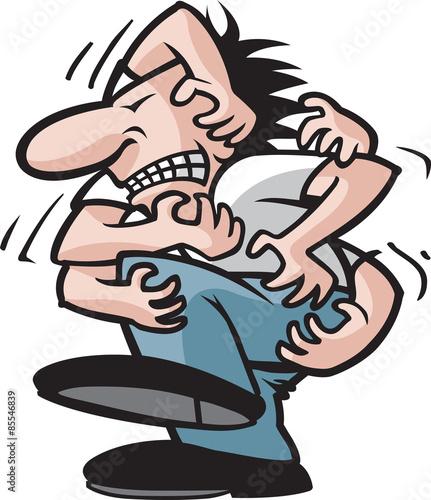 Itchy Dude
Cartoon Man with an itch.