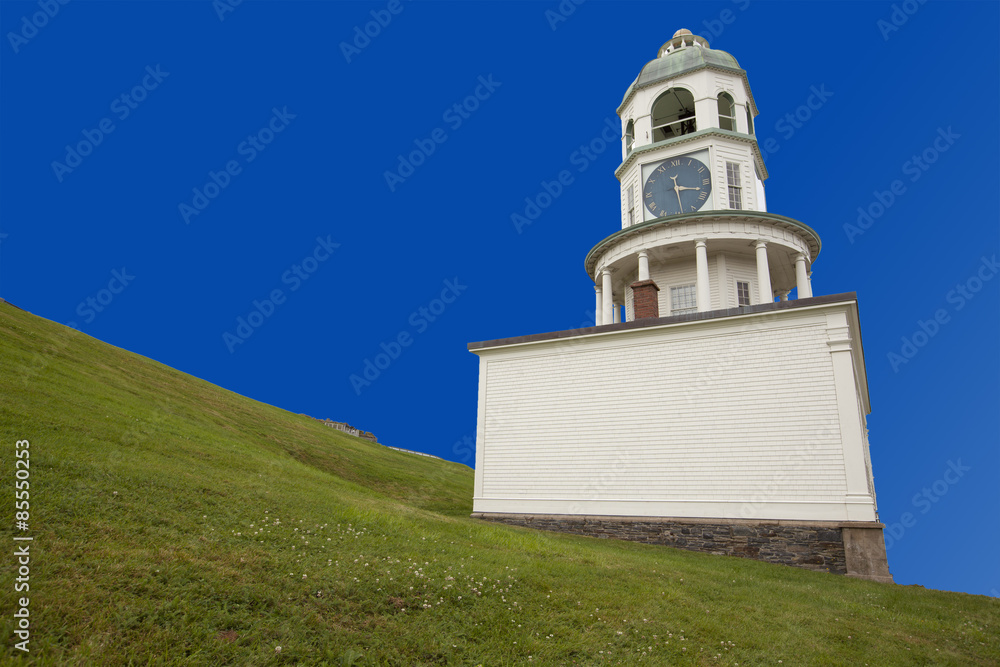 Historic Halifax town clock on Citadel Hill