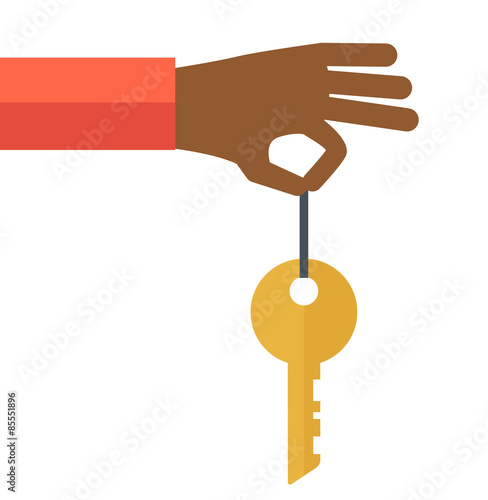 Black Hand with a key