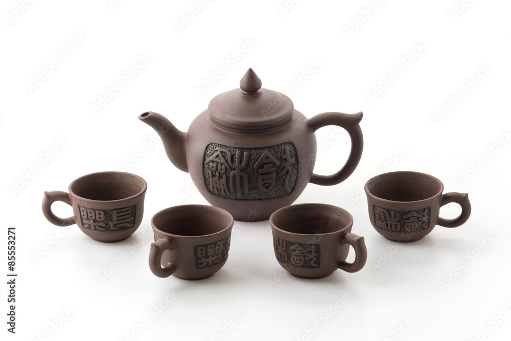 teapot and cup