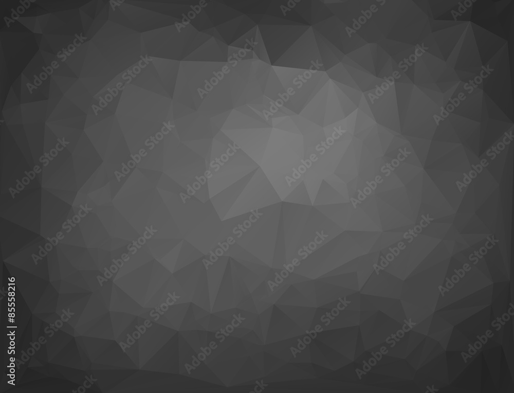 Fototapeta Gray Polygonal Mosaic Background, Creative Design Templates