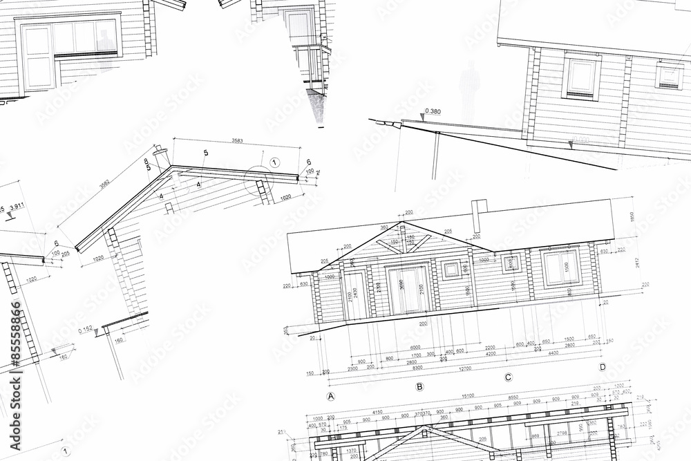 new home architectural blueprints