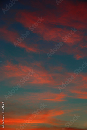 close up sky and cloud in sunrise © seksanwangjaisuk
