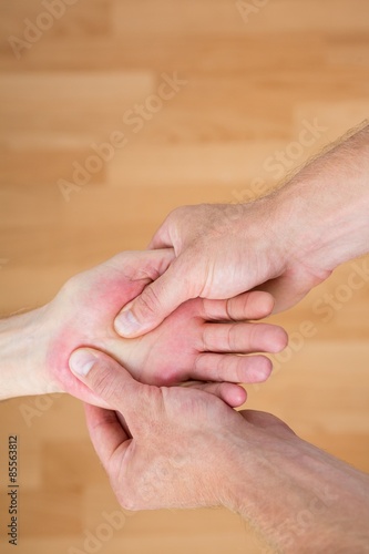 Physiotherapist doing hand massage  © WavebreakmediaMicro