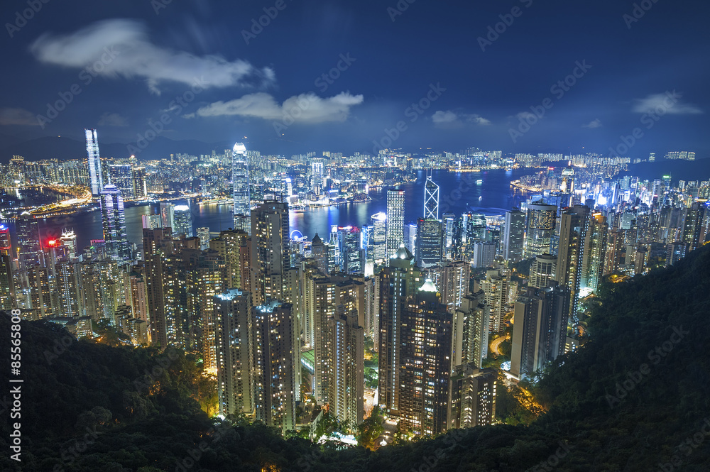 Fototapeta premium Victoria Harbor of Hong Kong