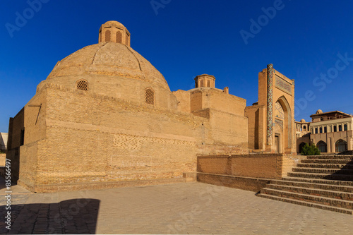 Poi Kolon complex in Bukhara, Uzbekistan. photo