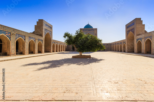 View of Kolon mosque at sunny day, Bukhara, Uzbekistan. photo