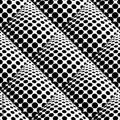 Design seamless monochrome dots background