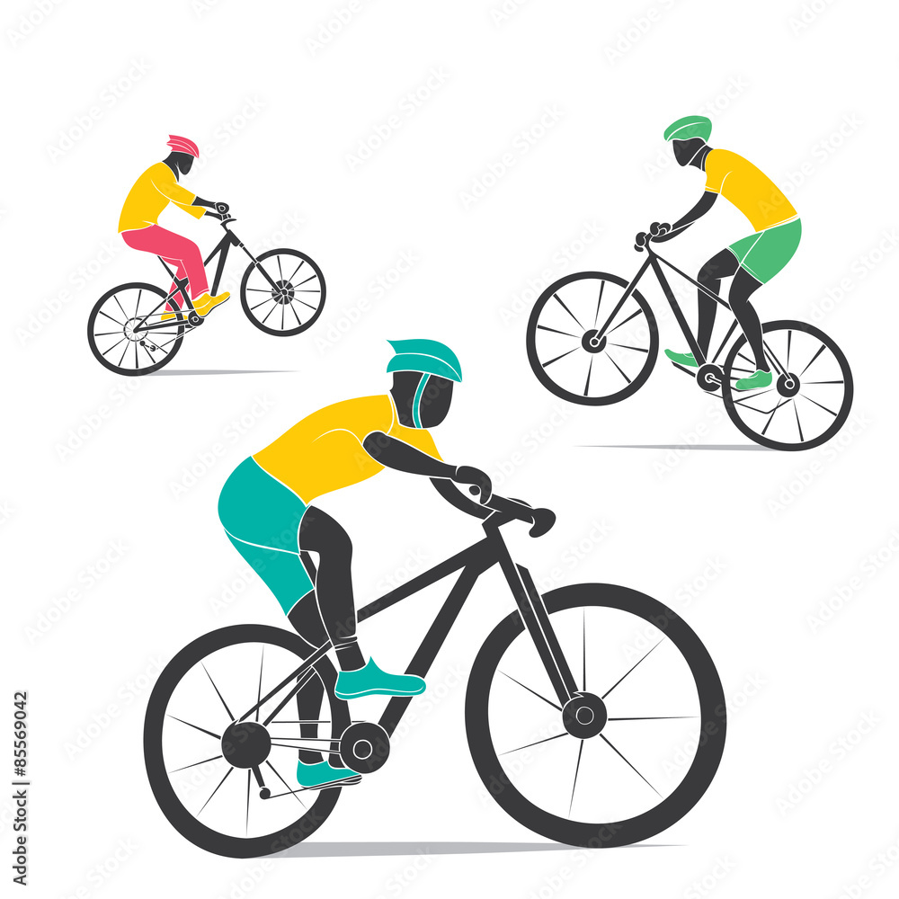 Obraz premium cycling sport design vector