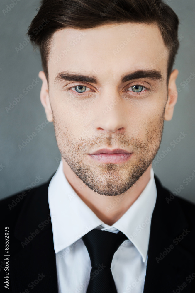 Portrait of confidence and masculinity. Portrait of confidence and masculinity.