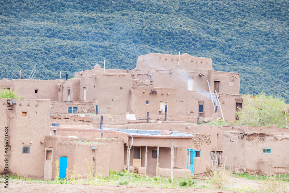 Taos Pueblo - remarkable example of a traditional type of archit