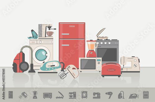 Group of household appliances