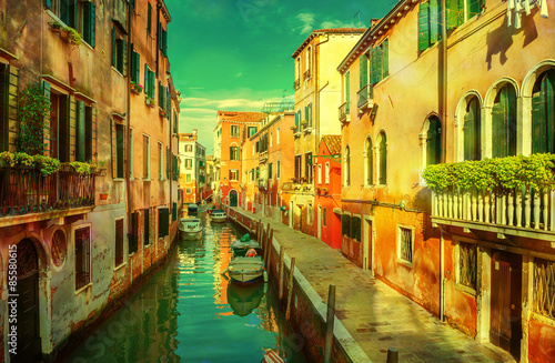 Fototapeta Naklejka Na Ścianę i Meble -  Canals of Venice, Italy
