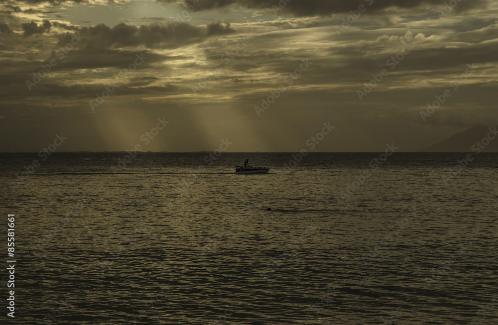 Boat silhouette