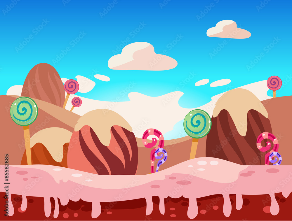 Game Background Vector Seamless