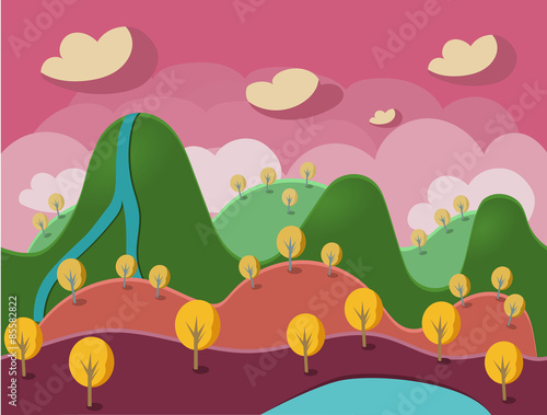 Game Background Vector Seamless