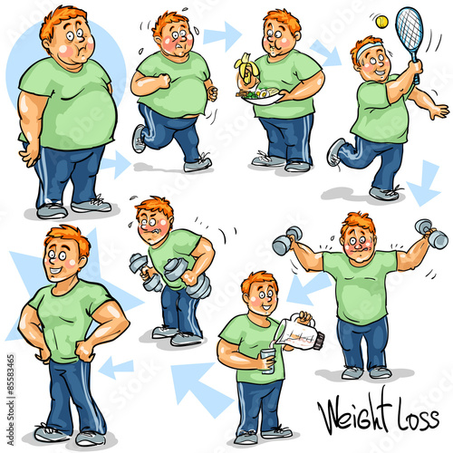 Man achieving his Weight-Loss goal.