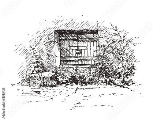 Drawing of old cellar