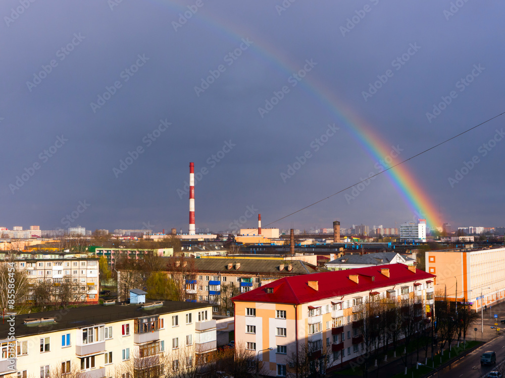 Obraz premium Factory chimneys.