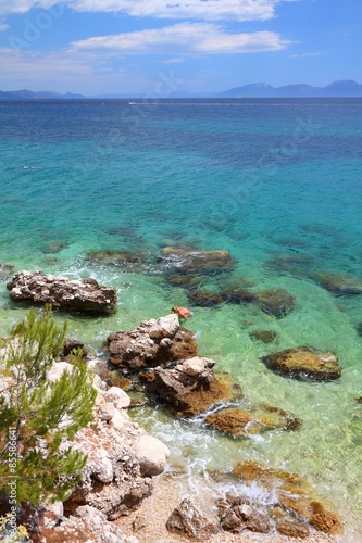 Croatia coast - Dalmatia Adriatic Sea