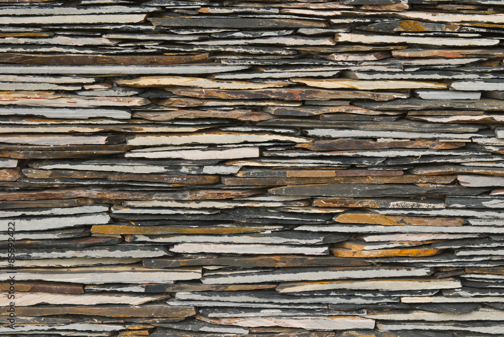 Fototapeta premium pattern of Slate Stone wall