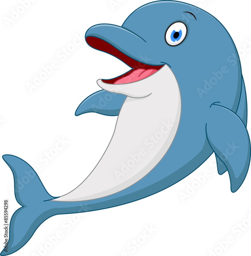 cute dolphin cartoon