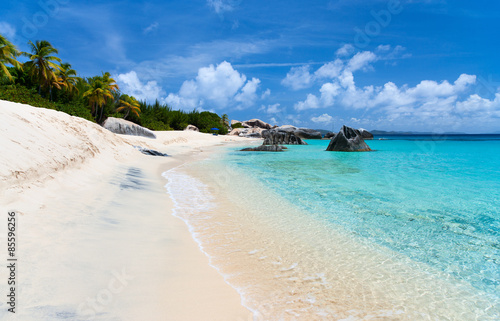 Picture perfect beach at Caribbean